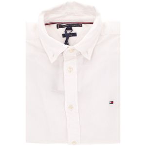 White cotton button down shirt