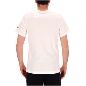 T-shirt in cotone con swoosh colorato