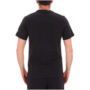 T-shirt in cotone con swoosh colorato