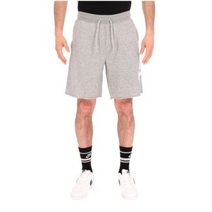 Bermuda in misto cotone e viscosa con maxi logo