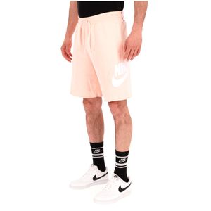 Bermuda in misto cotone e viscosa con maxi logo
