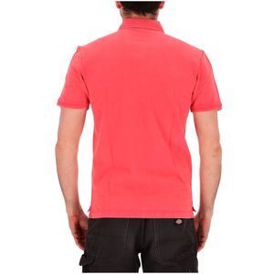 Polo in cotone con patch logo quadrata