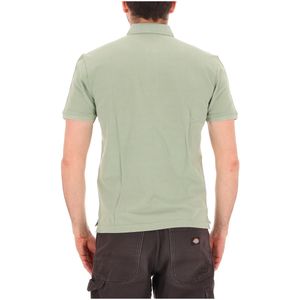 Polo in cotone con patch logo quadrata