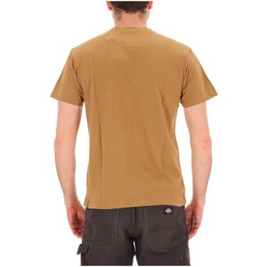 Double pocket t-shirt with palm tree