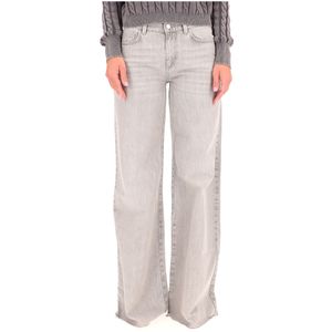 Jeans a zampa in denim Candiani WLeg