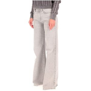 Jeans a zampa in denim Candiani WLeg