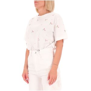 T-shirt Feluca con ricami all over