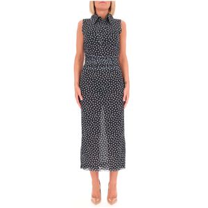 Ilmes Stretch Tulle Polo Style Dress