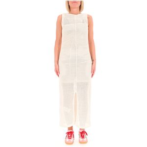 Radar perforated mesh sheath dress