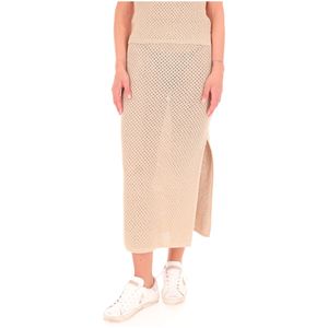 Longuette in maglia con lurex Arak2