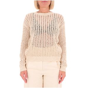 Riva sweater with openwork workmanship