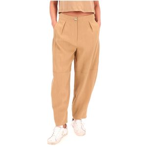 Pantalone in lino e viscosa Agnello