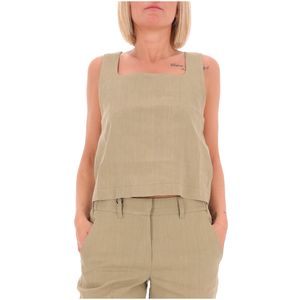 Top in viscosa e lino stretch Terni