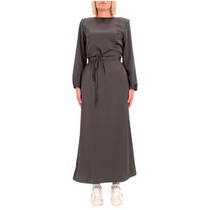 Segesta grey dress with belt