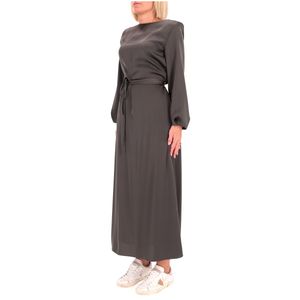 Segesta grey dress with belt
