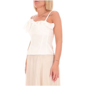 Bustier con rose e volant Elleno