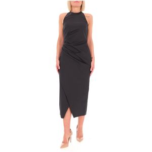 Black Elegia Cotton Dress