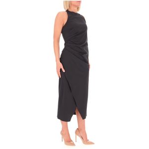 Black Elegia Cotton Dress