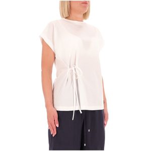 Timo drawstring cotton tank top