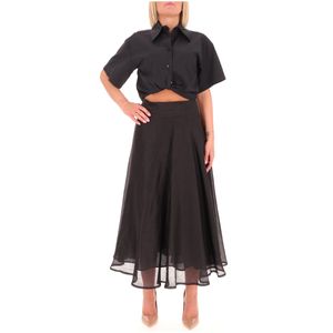 Camicia Notaion nera in cotone