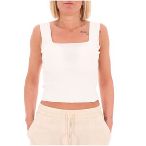 Top cropped in maglia Nuage