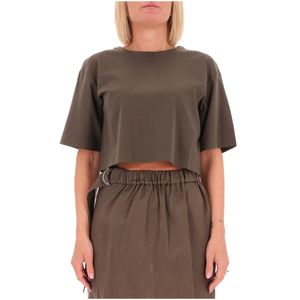 Blusa Khat in cotone girocollo
