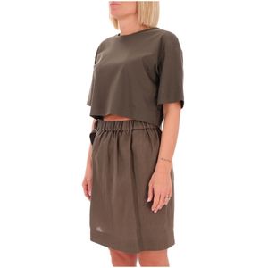 Blusa Khat in cotone girocollo