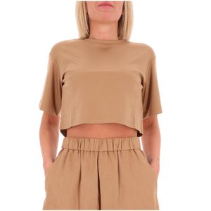 Blusa Khat in cotone girocollo