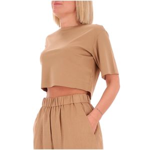 Blusa Khat in cotone girocollo