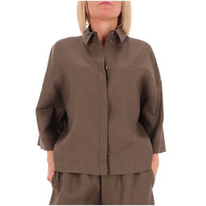 Mirano Linen Cropped Shirt