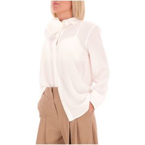 Inaco crepe shirt with flower belt