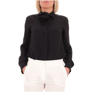 Inaco crepe shirt with flower belt