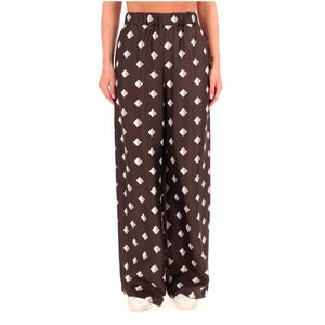 Pantalone fluido stampato Boa