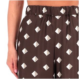 Pantalone fluido stampato Boa