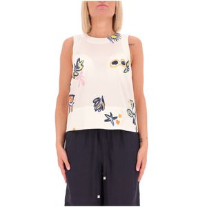 Top smanicato in cotone Magia1