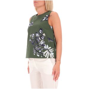 Top smanicato in cotone Magia1