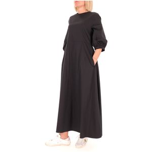 Clea black cotton dress