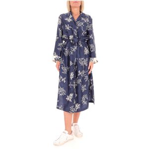 Printed silk kaftan Timeo