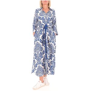 Camelia printed silk blouse