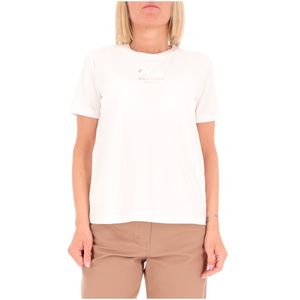 T-Shirt in jersey con slogan Quieto