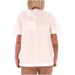 Dahlia White Cotton Blouse
