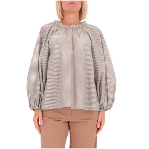 Blusa in mussola a righe Fabiola