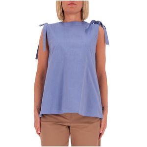Eleonora lace-up flared top