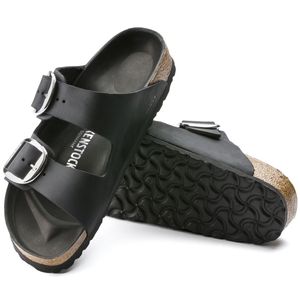 Ciabatta Arizona Big Buckle nera Narrow Fit
