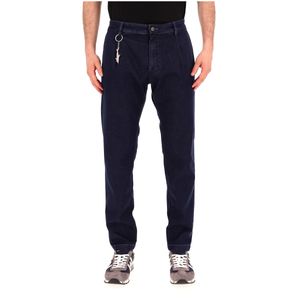 Pantaloni Stretch in cotone blu