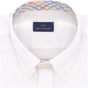 Short-sleeved cotton shirt