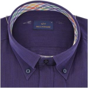 Short-sleeved cotton shirt