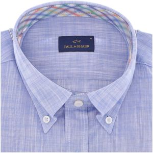 Short-sleeved cotton shirt