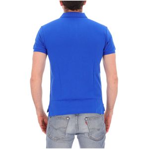 Polo Heritage blu Slim Fit