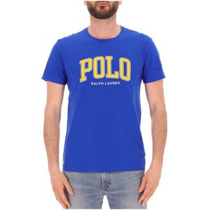 T-Shirt Custom Slim Fit con maxi logo giallo